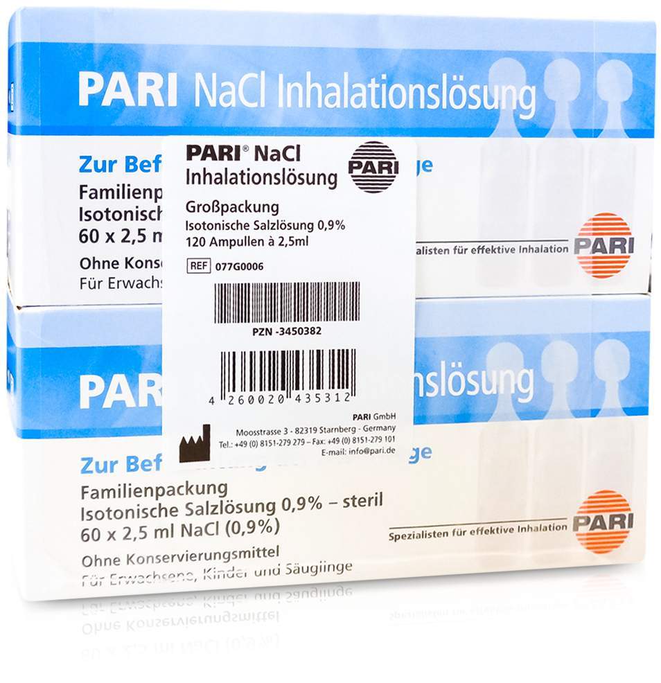Pari Nacl Inhalationslösung Ampullen 120 X 2,5 ml