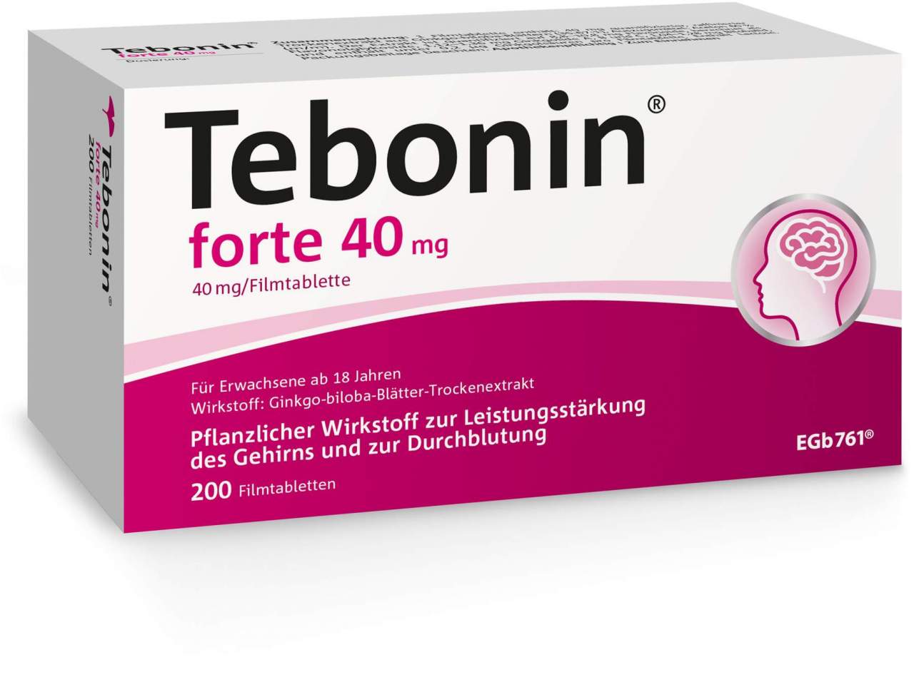 Tebonin Forte 40 mg 200 Filmtabletten