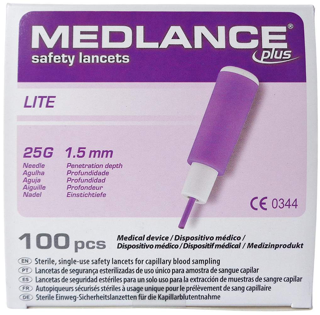 Medlance Plus Lite Sicherheitslanzetten 25 G 100
