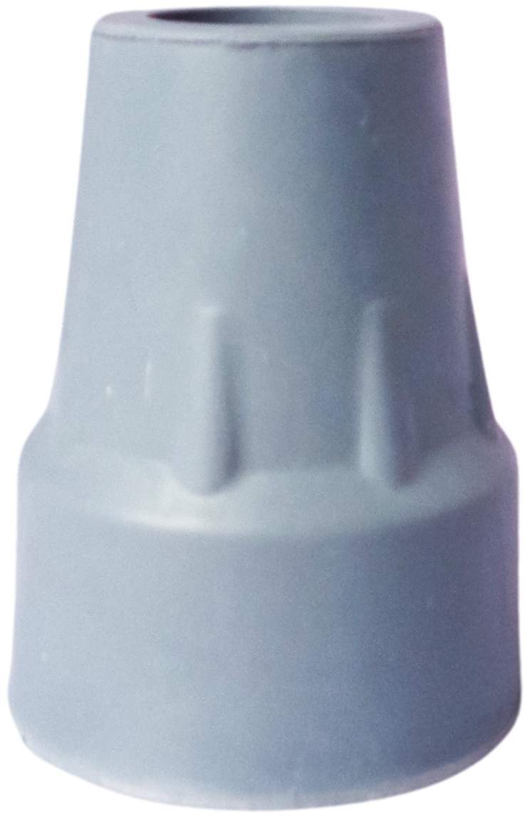 Krückenkapsel 22mm Grau Stahleinlage Für Achselkrücken