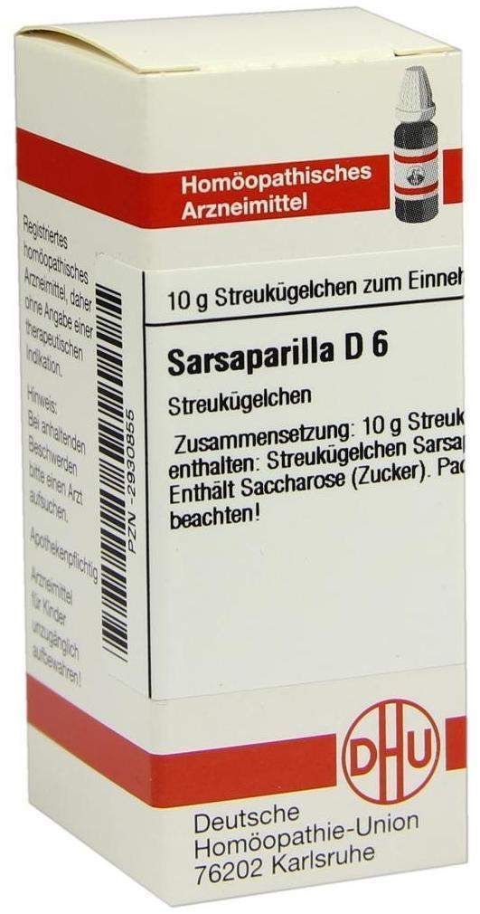 Dhu Sarsaparilla D6 10 G Globuli