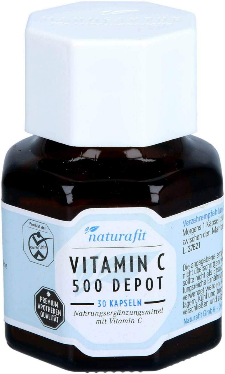 Naturafit Vitamin C 500 Depot 30 Kapseln