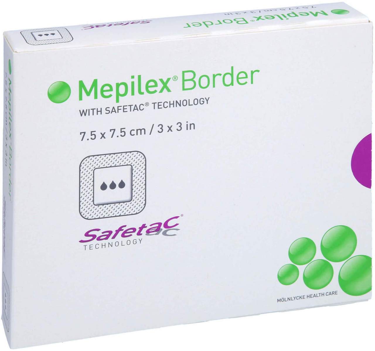 Mepilex Border Schaumverband 7,5x7,5 cm