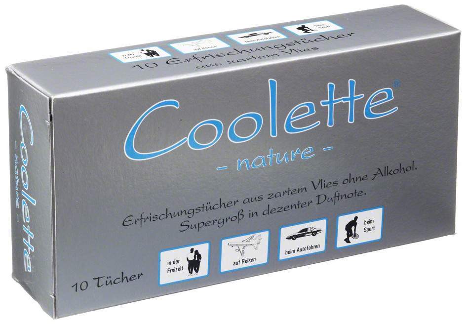 Coolette Nature Erfrischungstücher Vlies 10 Tücher