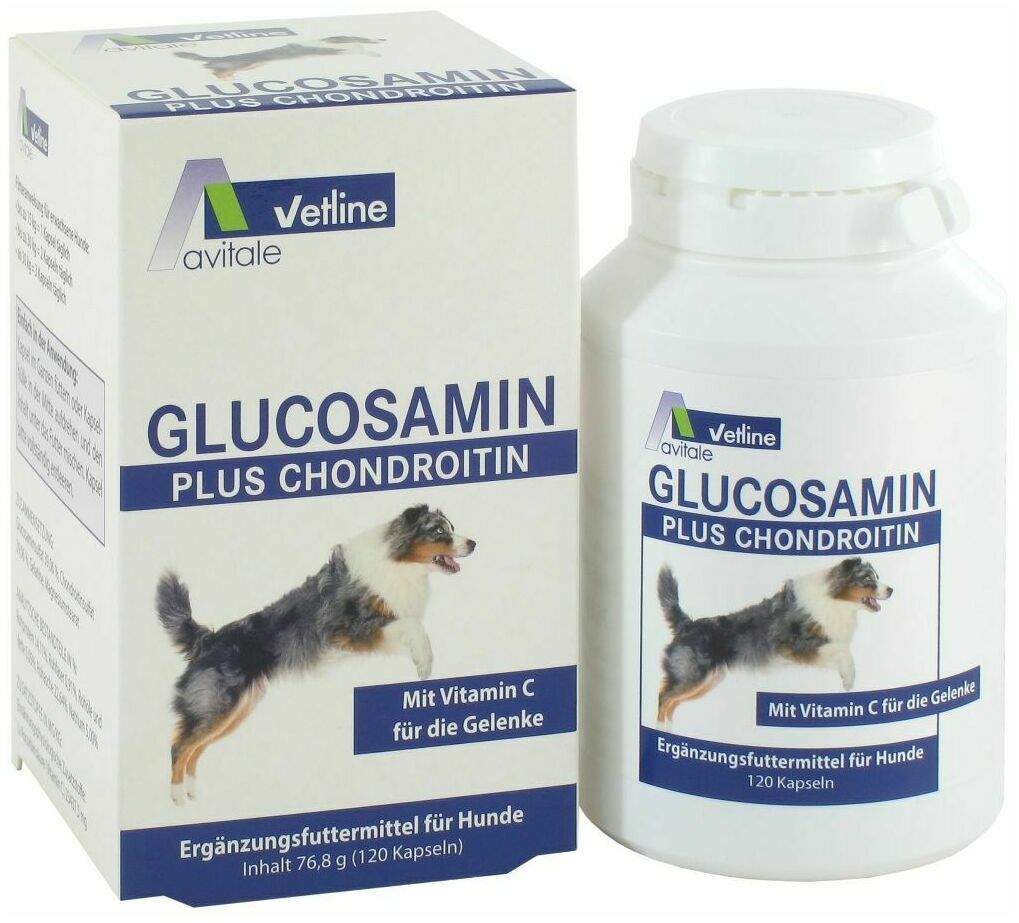 Glucosamin + Chondroitin Für Hunde 120 Kapseln