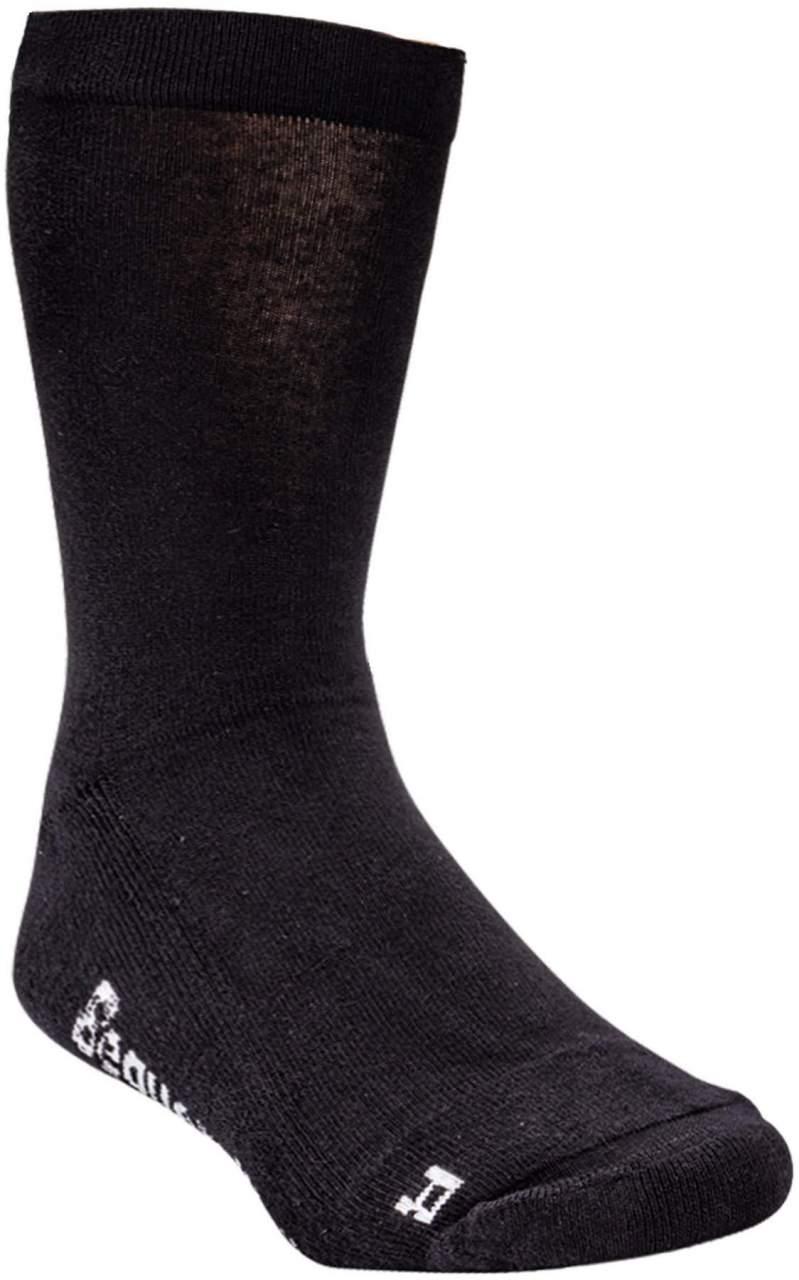 Wellness-Strümpfe mit Polstersohle, extra Breit, 43-46, schwarz, 2 Paare
