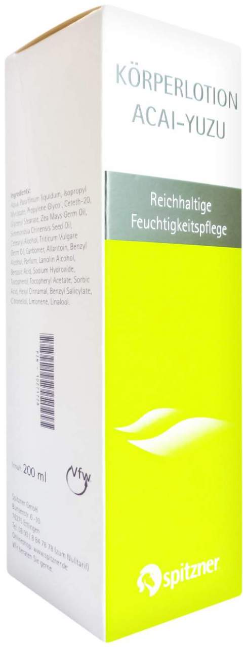 Spitzner Körperlotion Acai - Yuzu 200 ml - Körperlotion