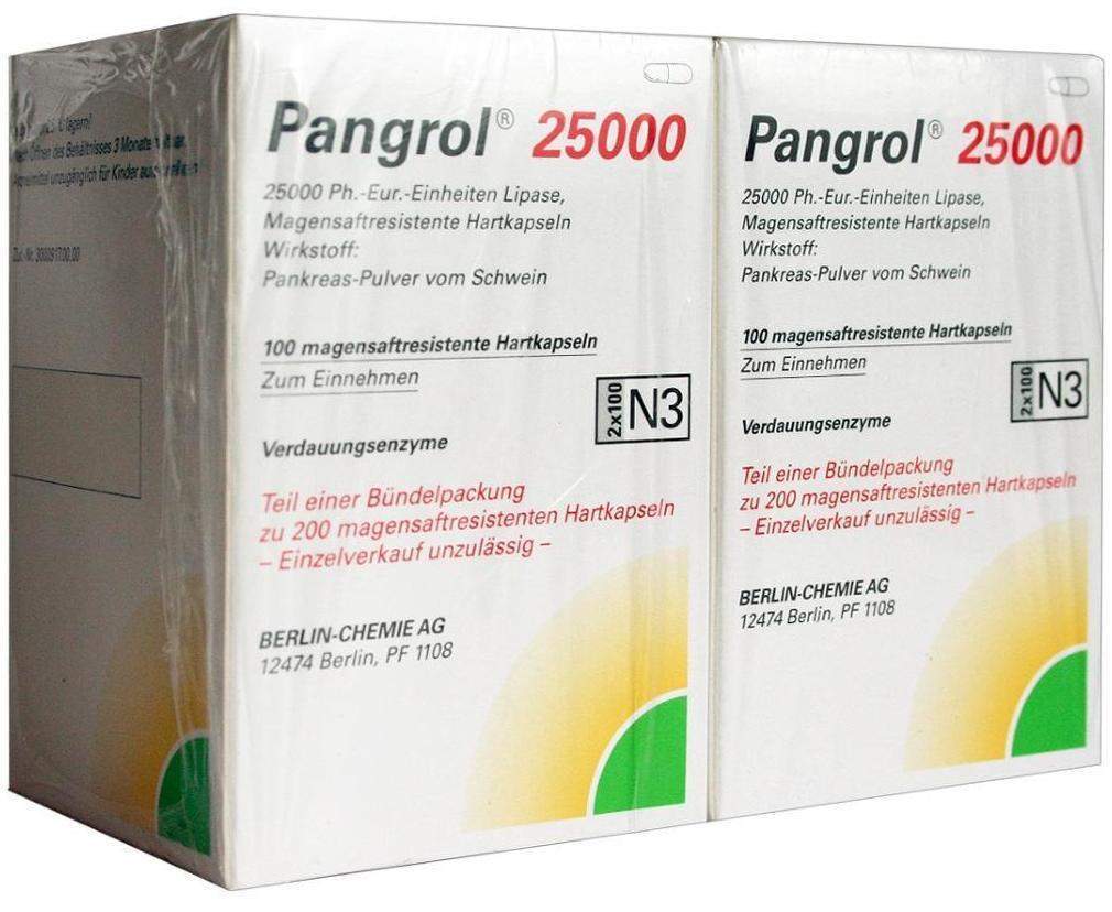 Pangrol 25000 200 Hartkapseln Mit Magensaftresistentem Überzug