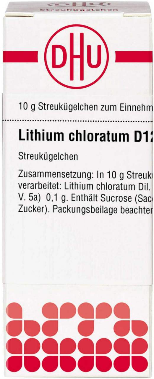Dhu Lithium Chloratum D12 Globuli 10 G