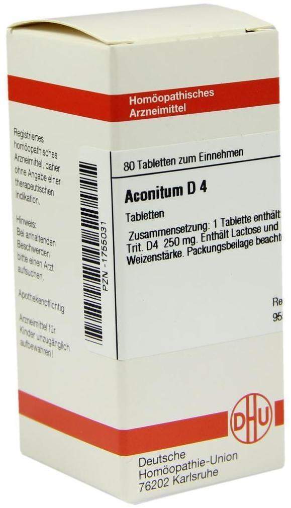 Dhu Aconitum D4 80 Tabletten