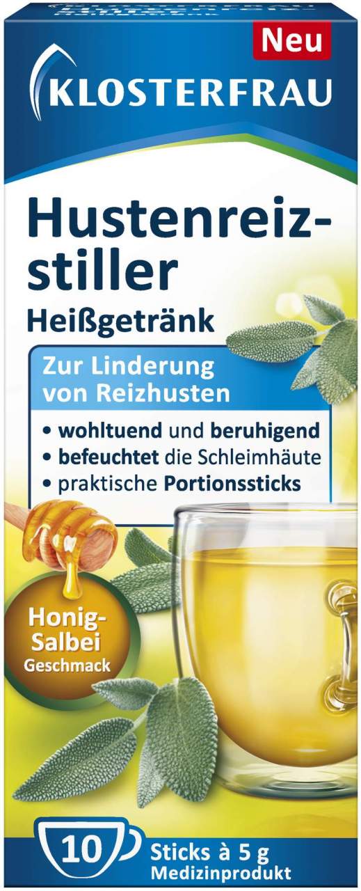 Klosterfrau Hustenreiz-Stiller Heißgetränk 10 Sticks a 5 g