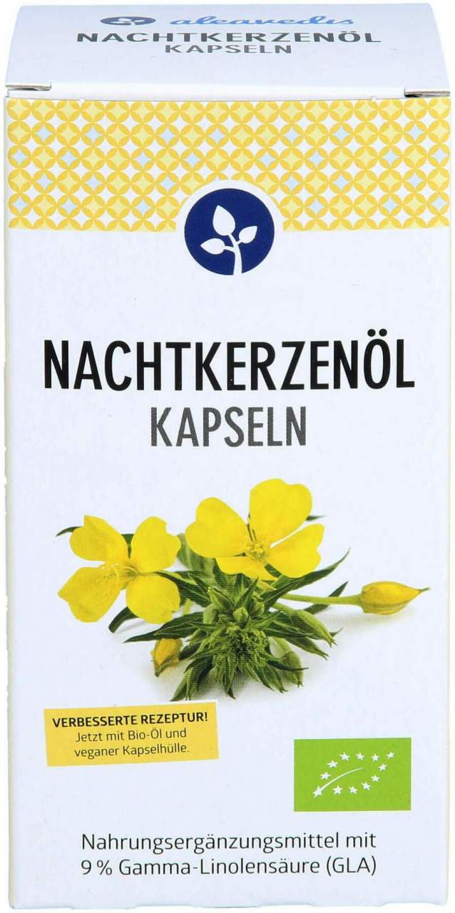 Nachtkerzenöl 500 mg 120 Kapseln Bio Vegan
