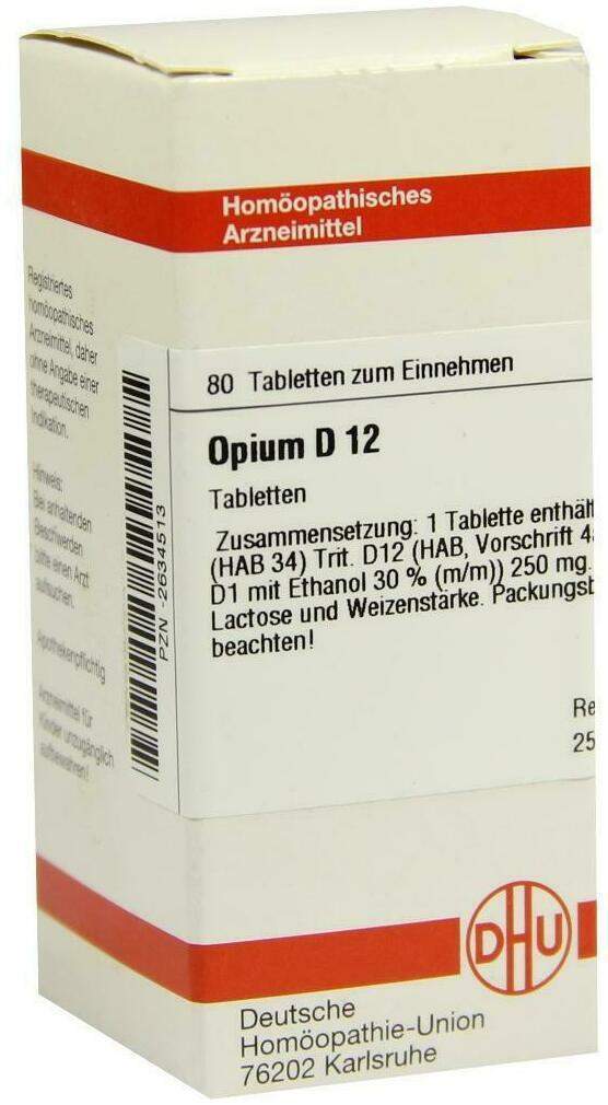 Dhu Opium D12 Tabletten