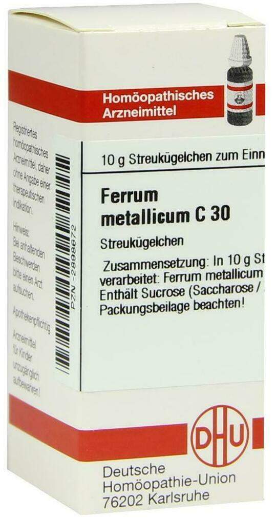 Dhu Ferrum Metallicum C30 Globuli