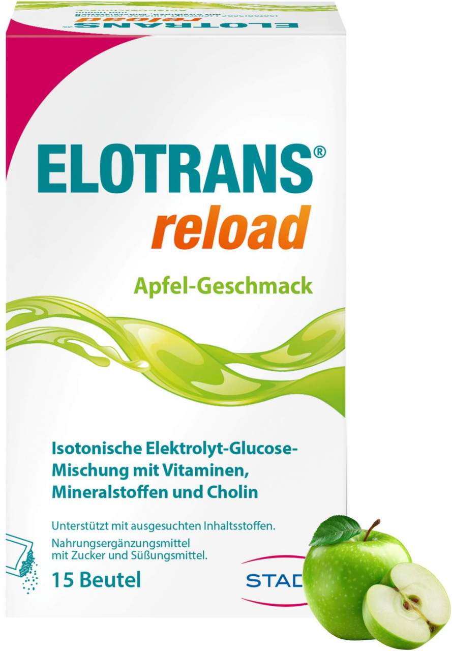 Elotrans reload Apfel 15 Beutel