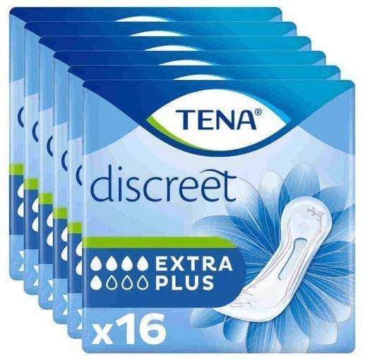 Tena Lady Discreet Einlagen Extra Plus 6 X 16 Stück