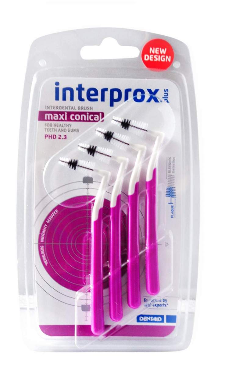 Interprox Plus Maxi Conical Lila Interdentalbürsten 4 Stück