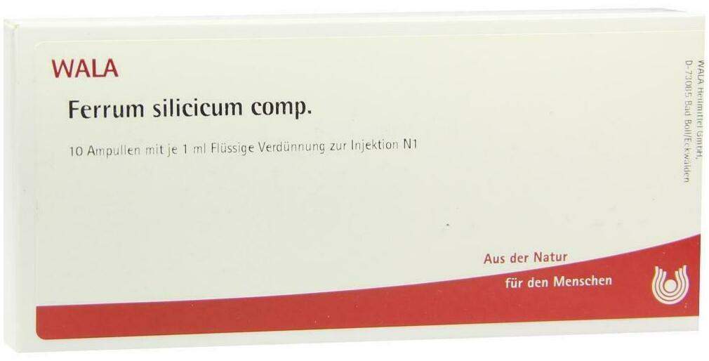 Wala Ferrum Silicium Comp. 10 X 1 ml Ampullen
