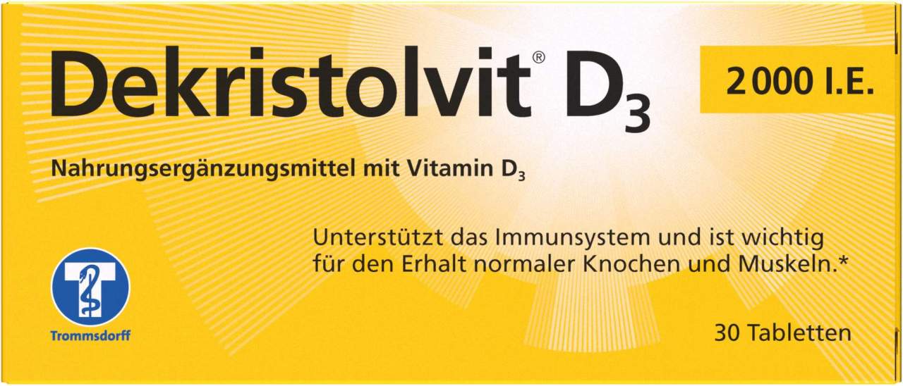 Dekristolvit D3 2.000 I.E. 30 Tabletten