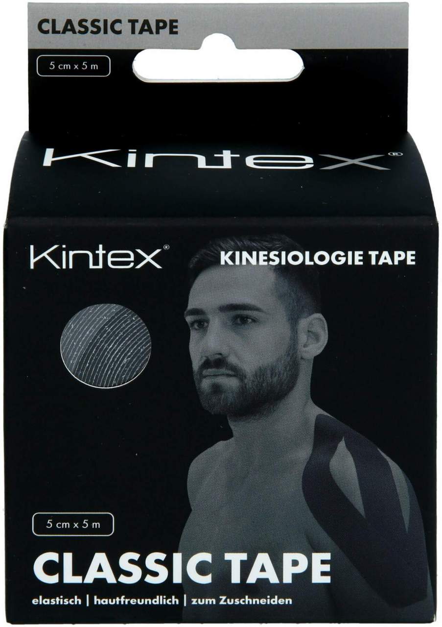 Kintex Kinesiologie Tape Classic 5 Cmx5 M Schwarz