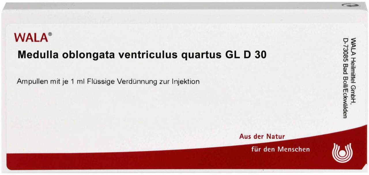 Medulla Oblongata Ventriculus Quartus Gl D 30 Ampullen 10 X 1 ml