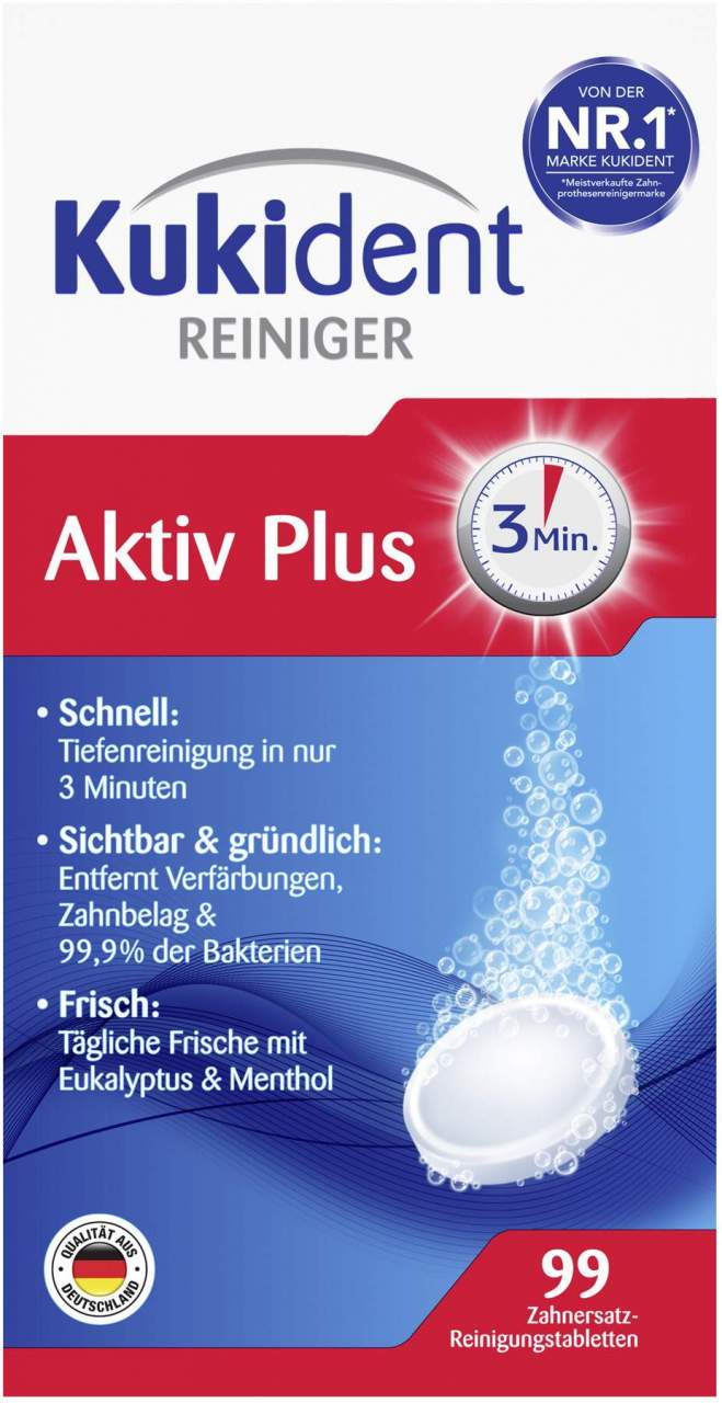 Kukident Aktiv Plus Tabs 99 Stück
