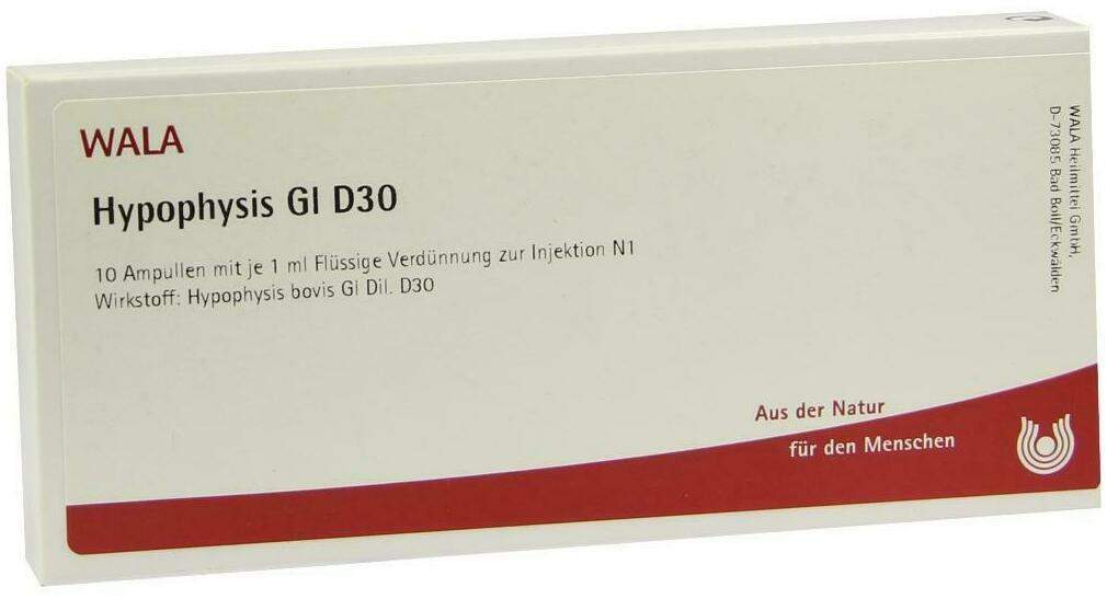 Wala Hypophysis Gl D30 10 X 1 ml Ampullen