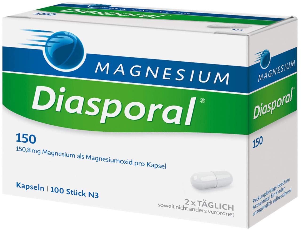 Magnesium Diasporal 150 100 Kapseln