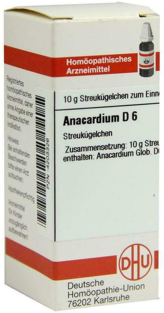 Dhu Anacardium D6 Globuli