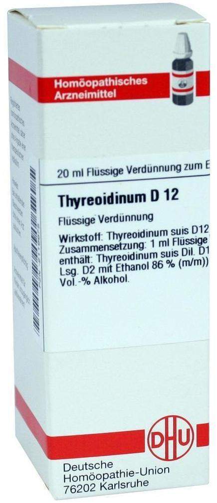 Dhu Thyreoidinum D12 20 ml Dilution