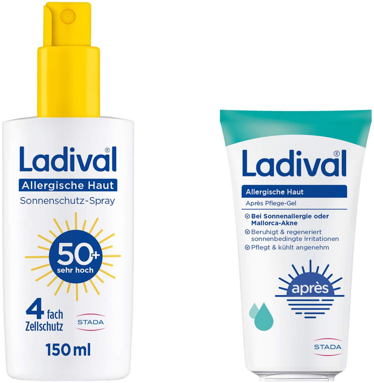 Ladival allergische Haut Sonnenschutz-Spray LSF 50+ 150 ml + gratis allergische Haut Apres Pflege Gel 50 ml