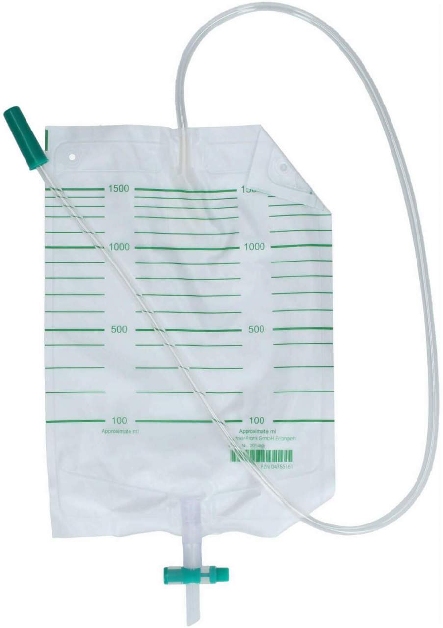Urin Auffangbtl. Unsteril 1,5 L Ablauf + R.L