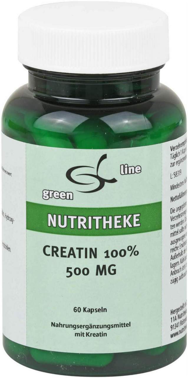 Creatin 100% 500 mg 60 Kapseln