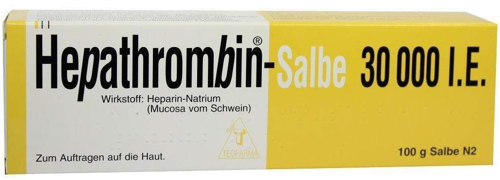 Hepathrombin Salbe 30.000 100 G Salbe