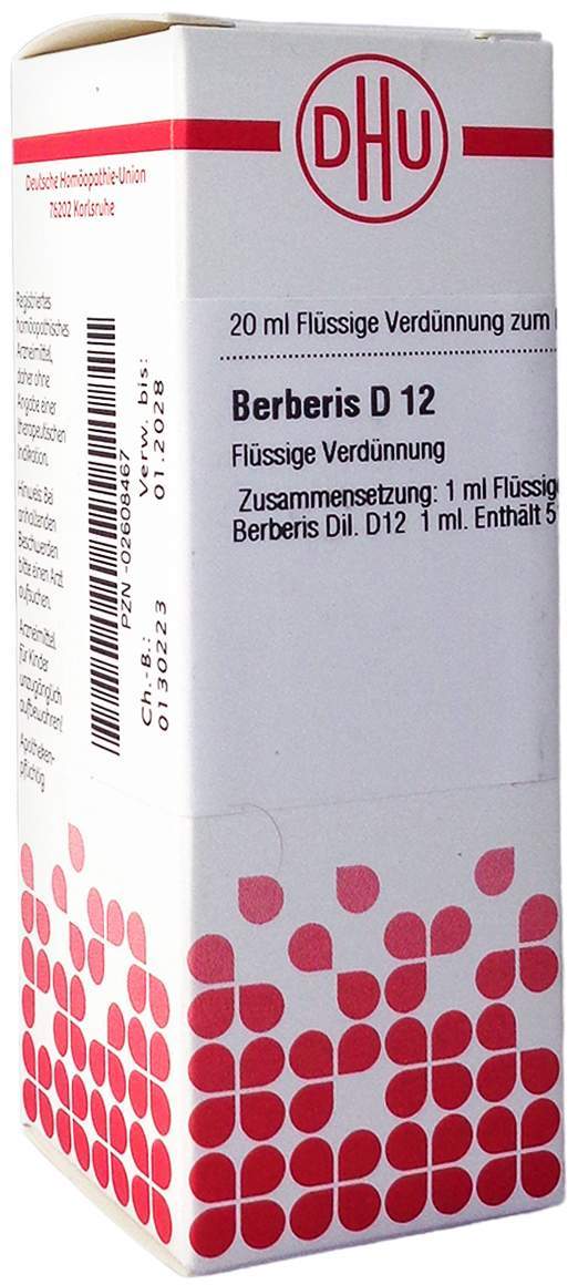 Dhu Berberis D12 Dilution 20 ml