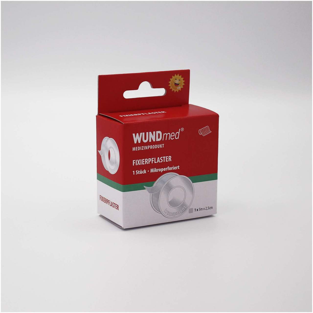 Fixierpflaster 5 m x 2,5 cm, transparent