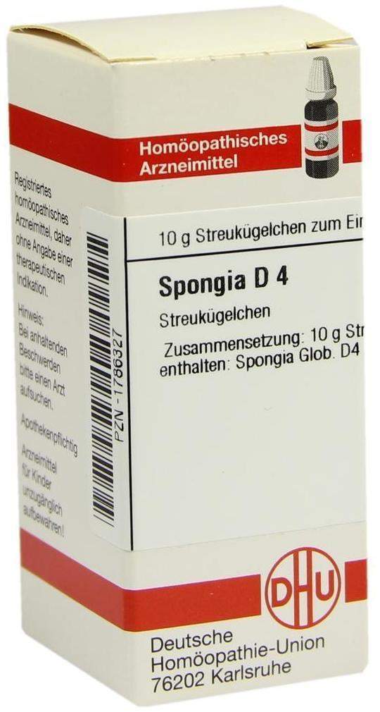 Dhu Spongia D4 10 G Globuli