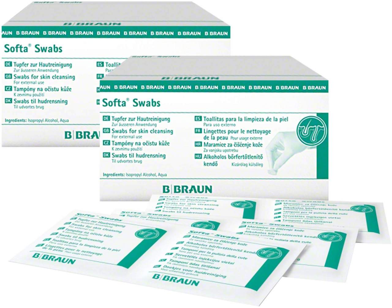 Alkoholtupfer Softa Swabs 2 x 100 Stück