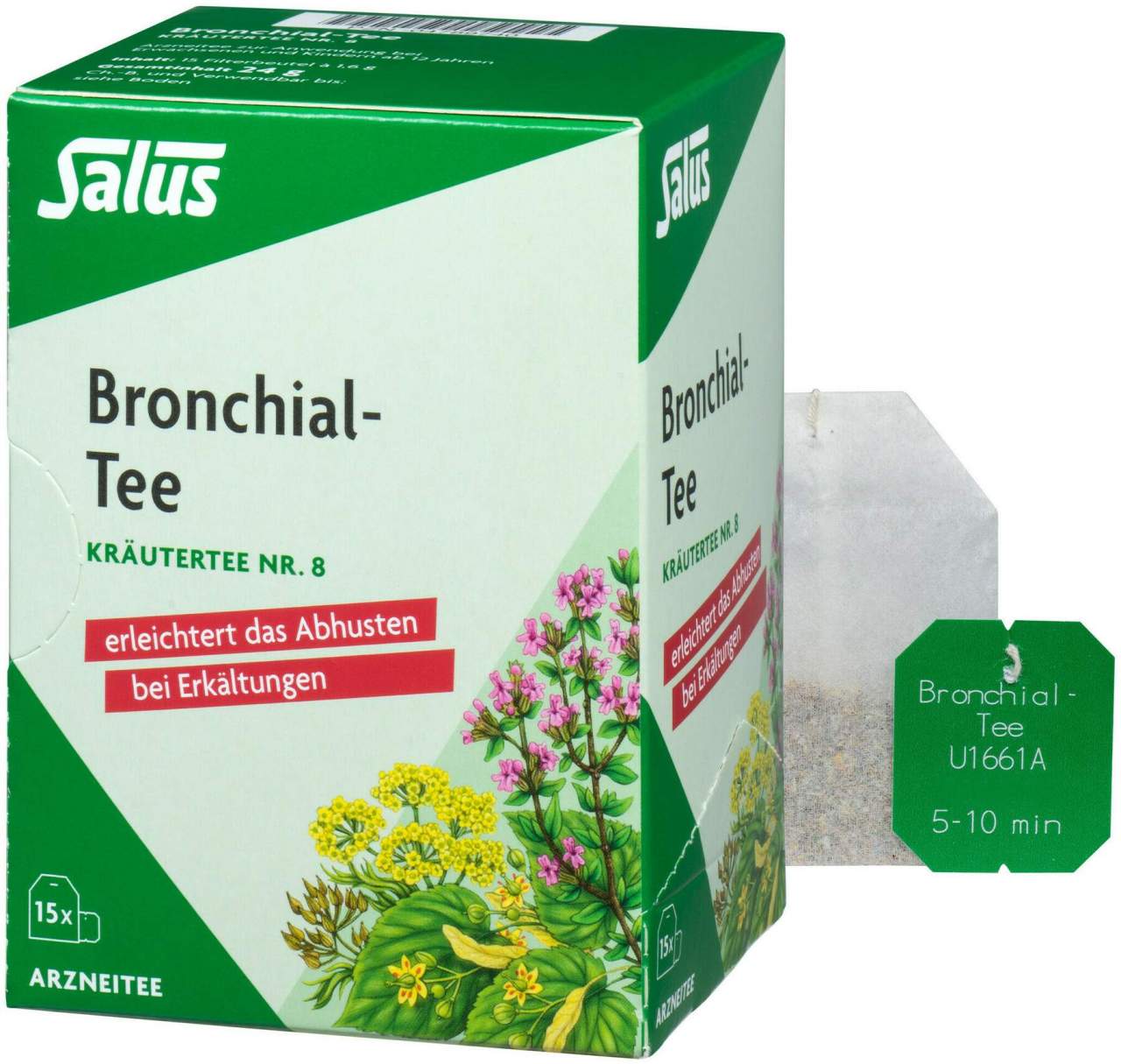 Bronchial Tee Kräutertee Nr.8 Salus 15 Filterbeutel