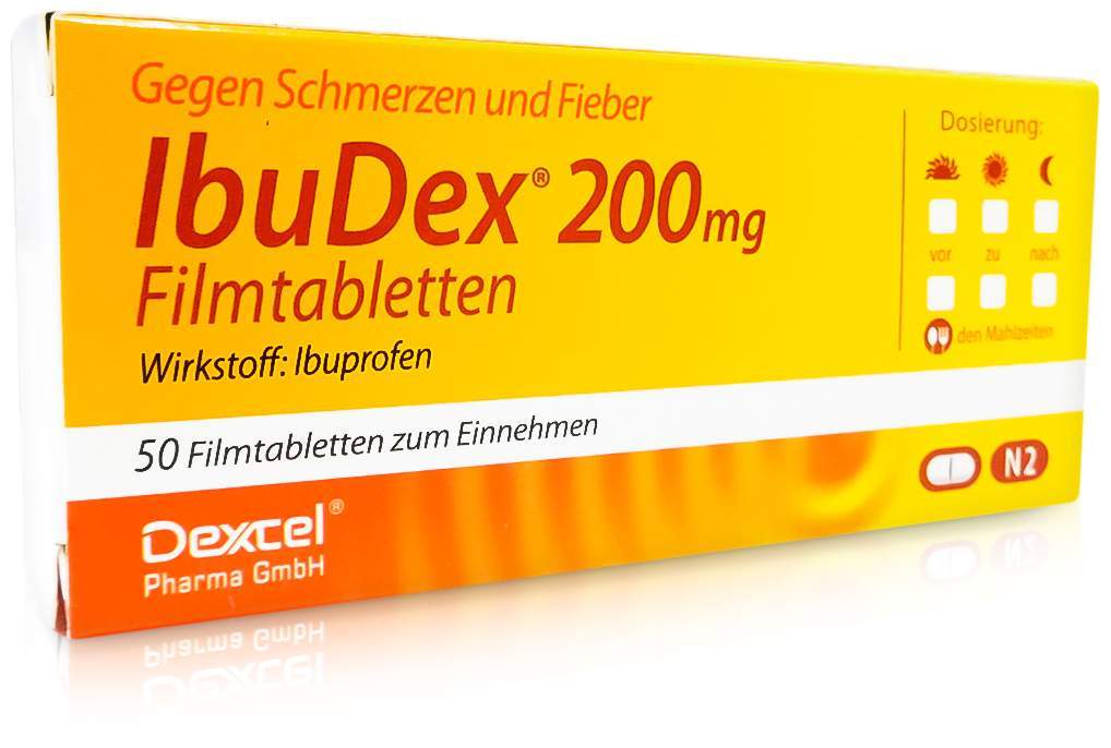 Ibudex 200 mg Filmtabletten 50 Filmtabletten
