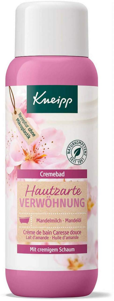 Kneipp Cremebad Hautzarte Verwöhnung 400 ml - Zur Körperpflege