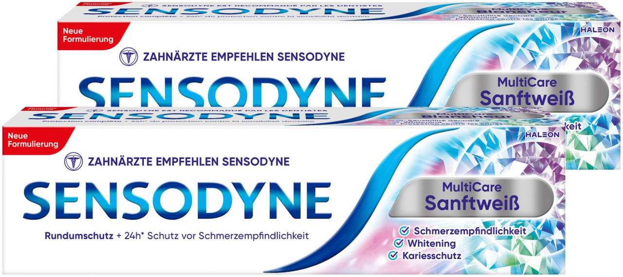Sensodyne MultiCare Sanftweiß 2 x 75 ml