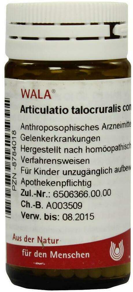 Wala Articulatio Talocruralis Comp. 20 G Globuli