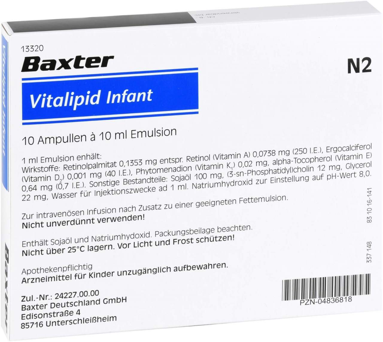 Vitalipid Infant Ampullen