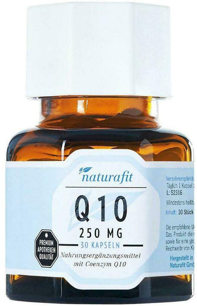 Naturafit Q10 250 mg Natürlich Kapseln