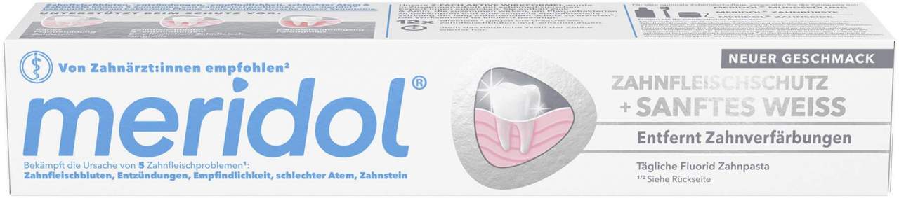 Meridol Sanftes Weiss 75 ml Zahnpasta