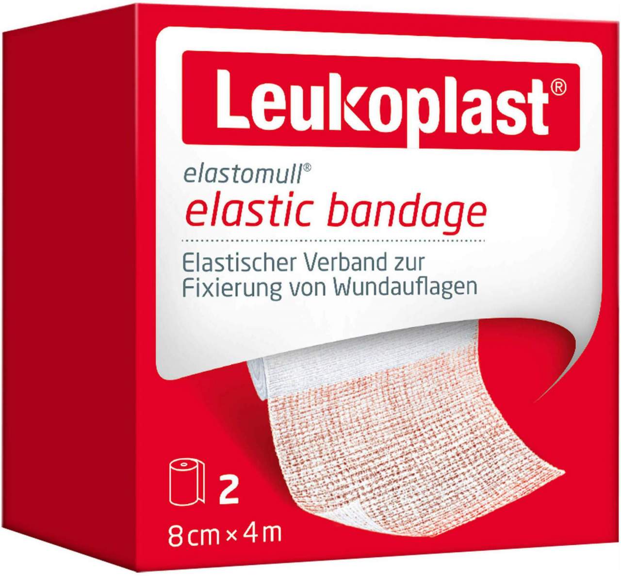 Leukoplast Elastomull elastische Fixierbinde 8 cm x 4 m