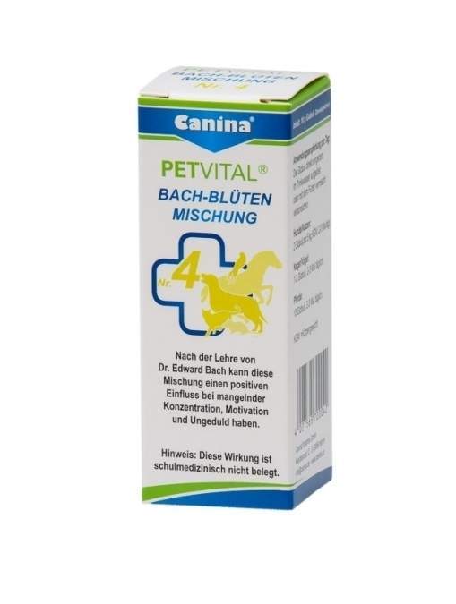 Petvital Bachblüten Nr.4 Globuli Vet