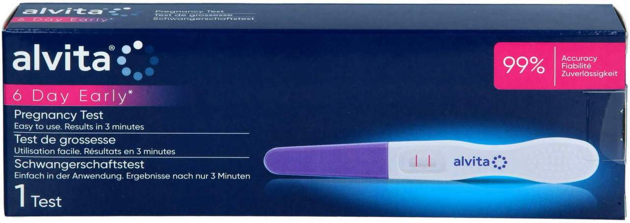 Alvita Schwangerschaftstest Ultra-Früh 1 Stück