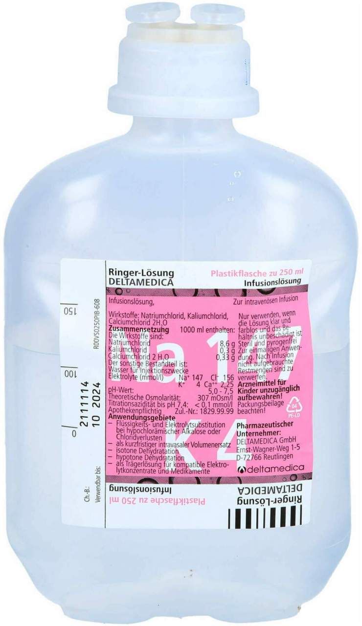 Ringer Lösung Alleman Plastik